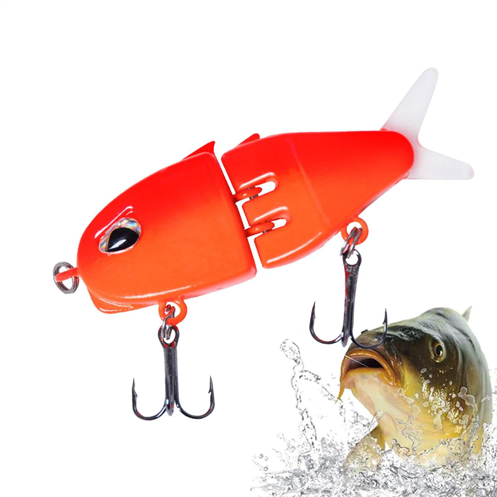 Generic Trout Lures glide bait top view shows lifelike motion for bass.