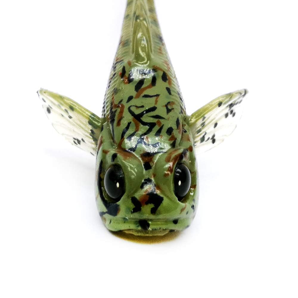 Generic ultra-realistic lure green captures natural color for better bites.