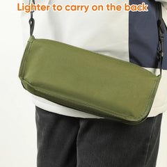 Generic Ultralight Folding Stool with adjustable straps for comfortable carrying on trails.