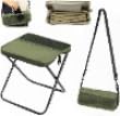 Generic Ultralight Folding Stool folded compactly for backpacking convenience.