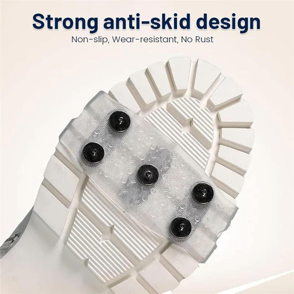 Generic universal non-slip gripper spikes fit most shoes for slippery paths