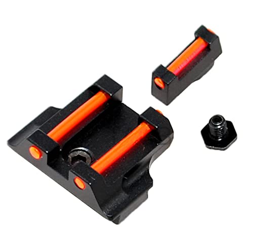 Generic US-Deals red fiber optic front sight for Glock, faster target acquisition.