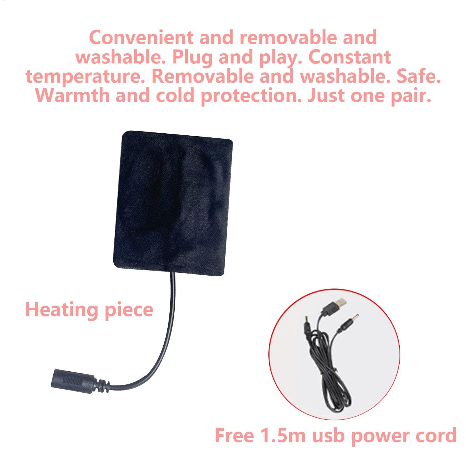 Generic USB Heating Gloves offer windproof design for windy hiking days.