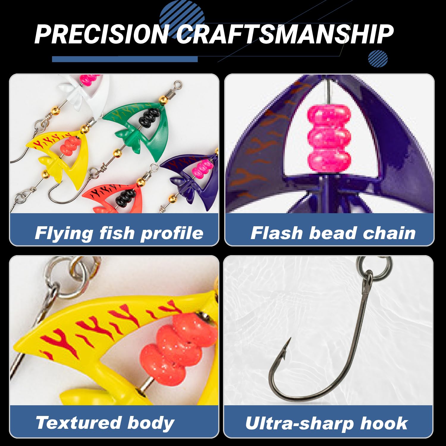 Generic UV Coating Texture showcases multi-dimensional reflections for better visibility.