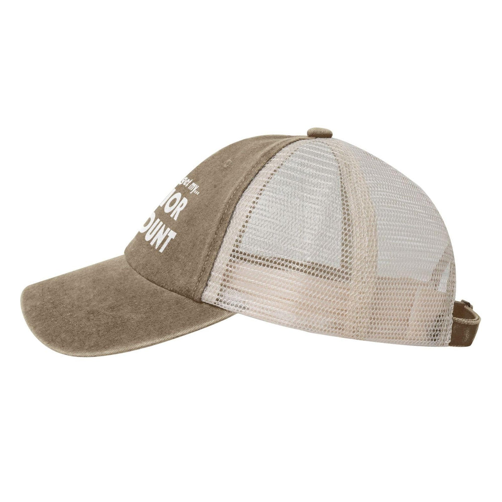 Generic washed cotton baseball cap side view, versatile everyday style with retro vibe.