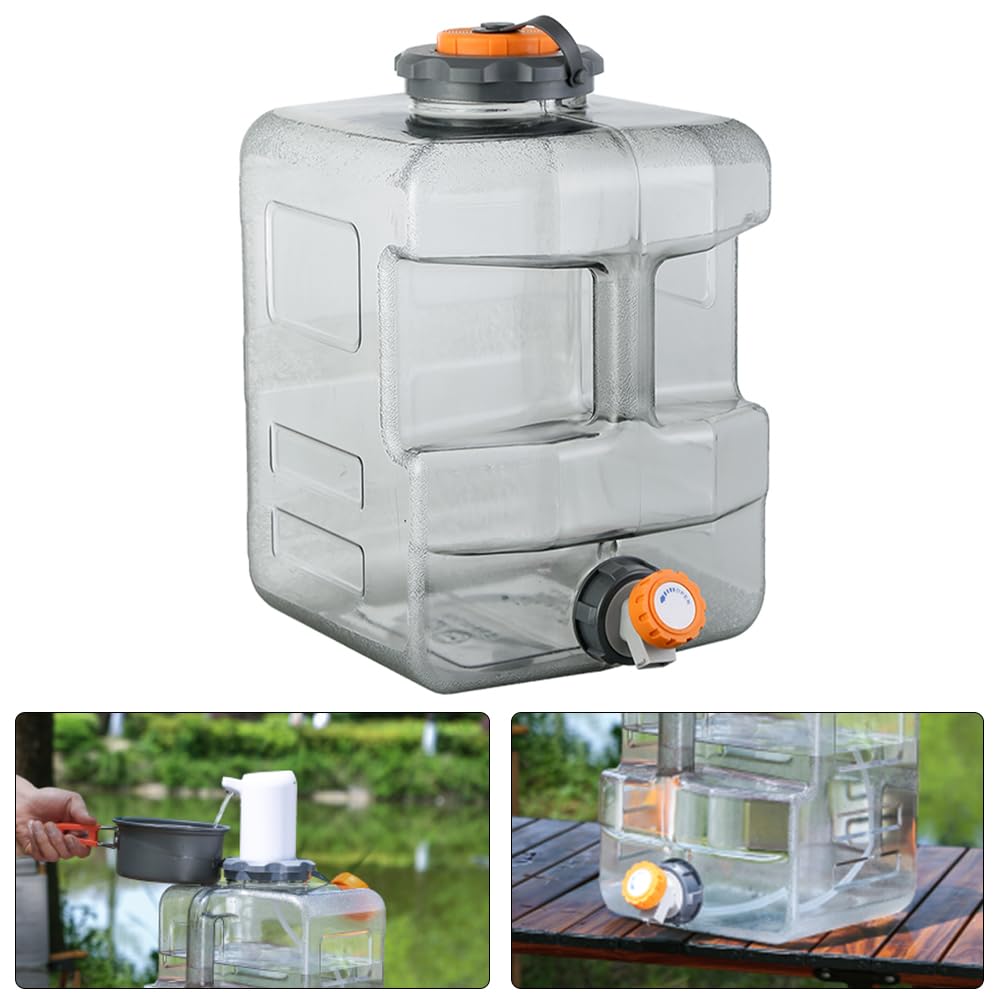 Generic emergency storage water container ready for preparedness kits