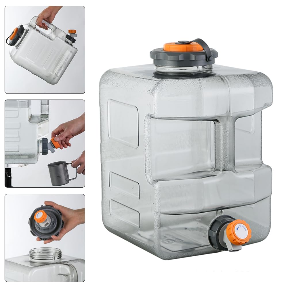 Generic water container wide mouth opening for easy cleaning and refilling
