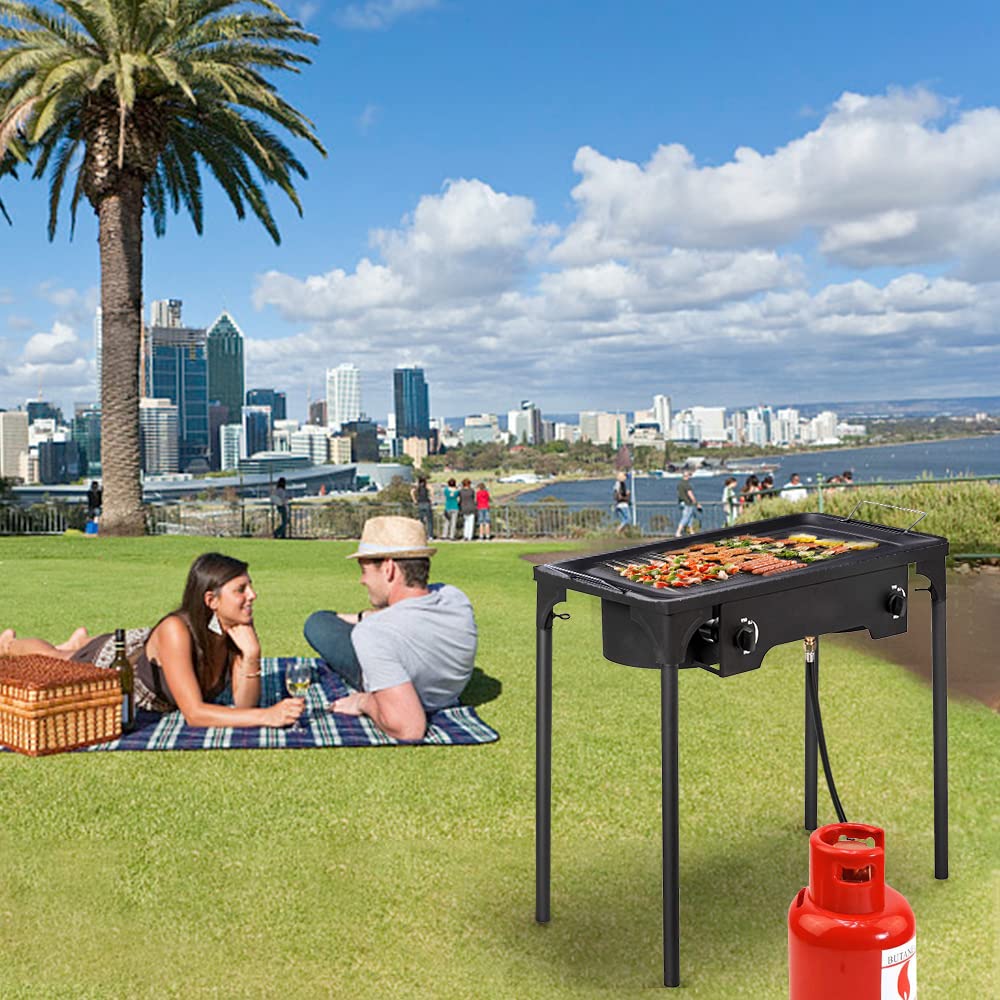 Generic weather-resistant coating protects iron through all-season use.