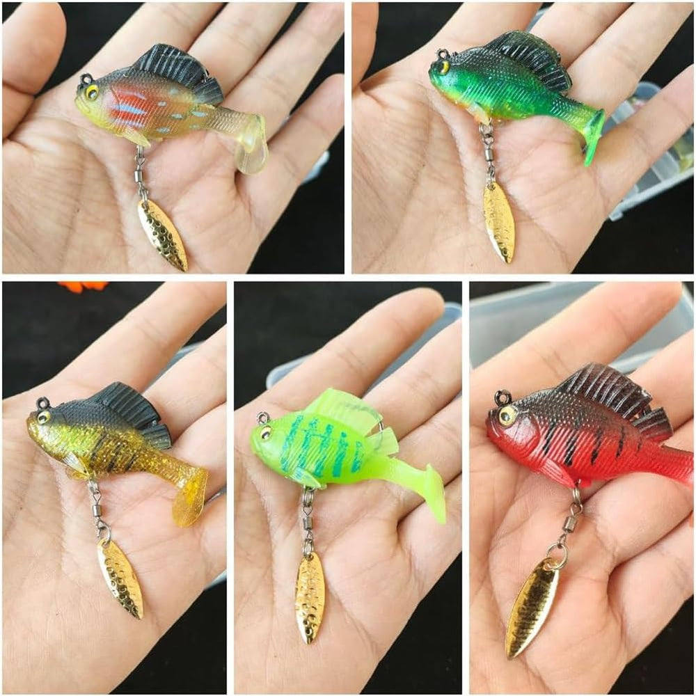 Generic swimbait suitable for both saltwater and freshwater fishing.