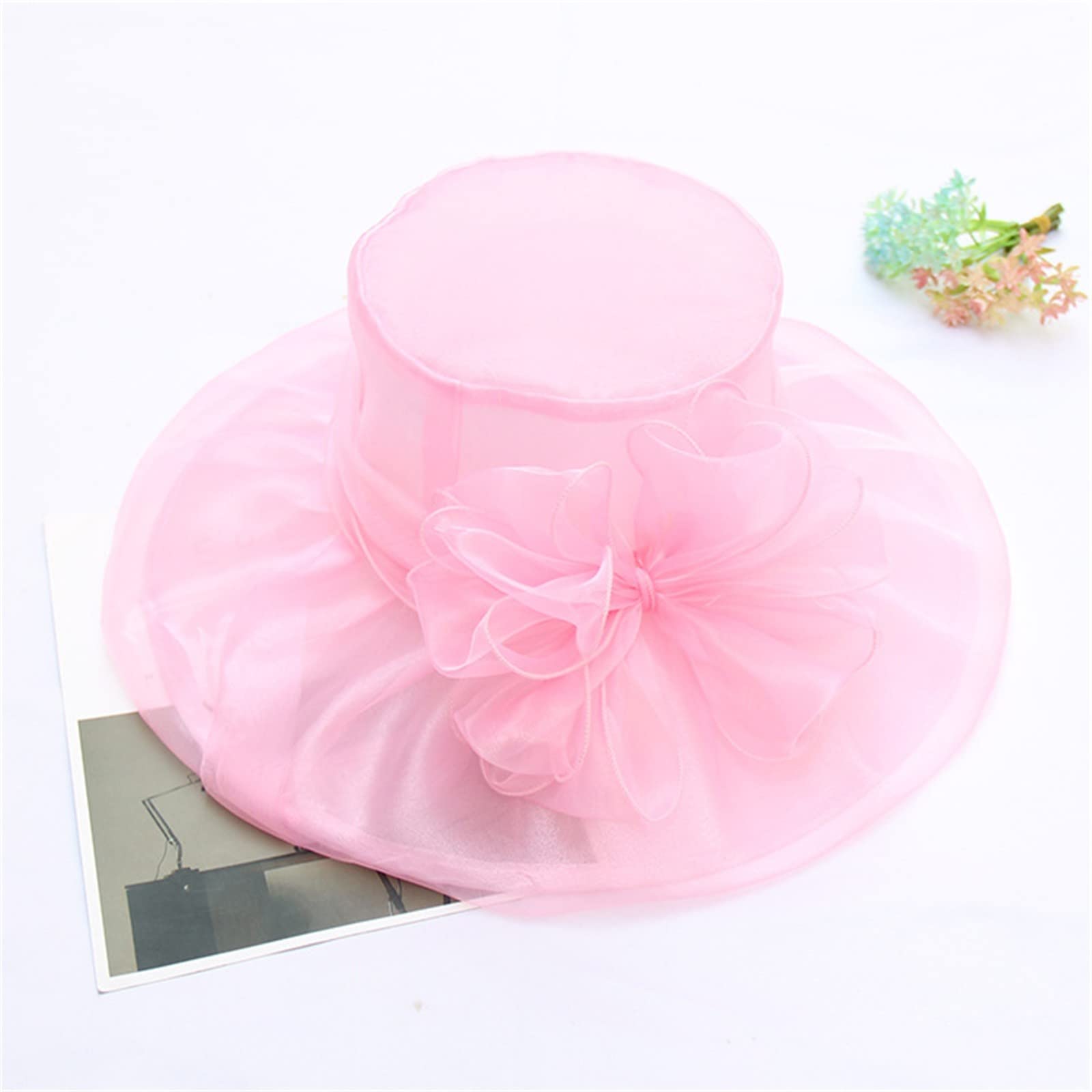Generic wide brim foldable sun hat with ponytail hole ideal for travel and outdoors.