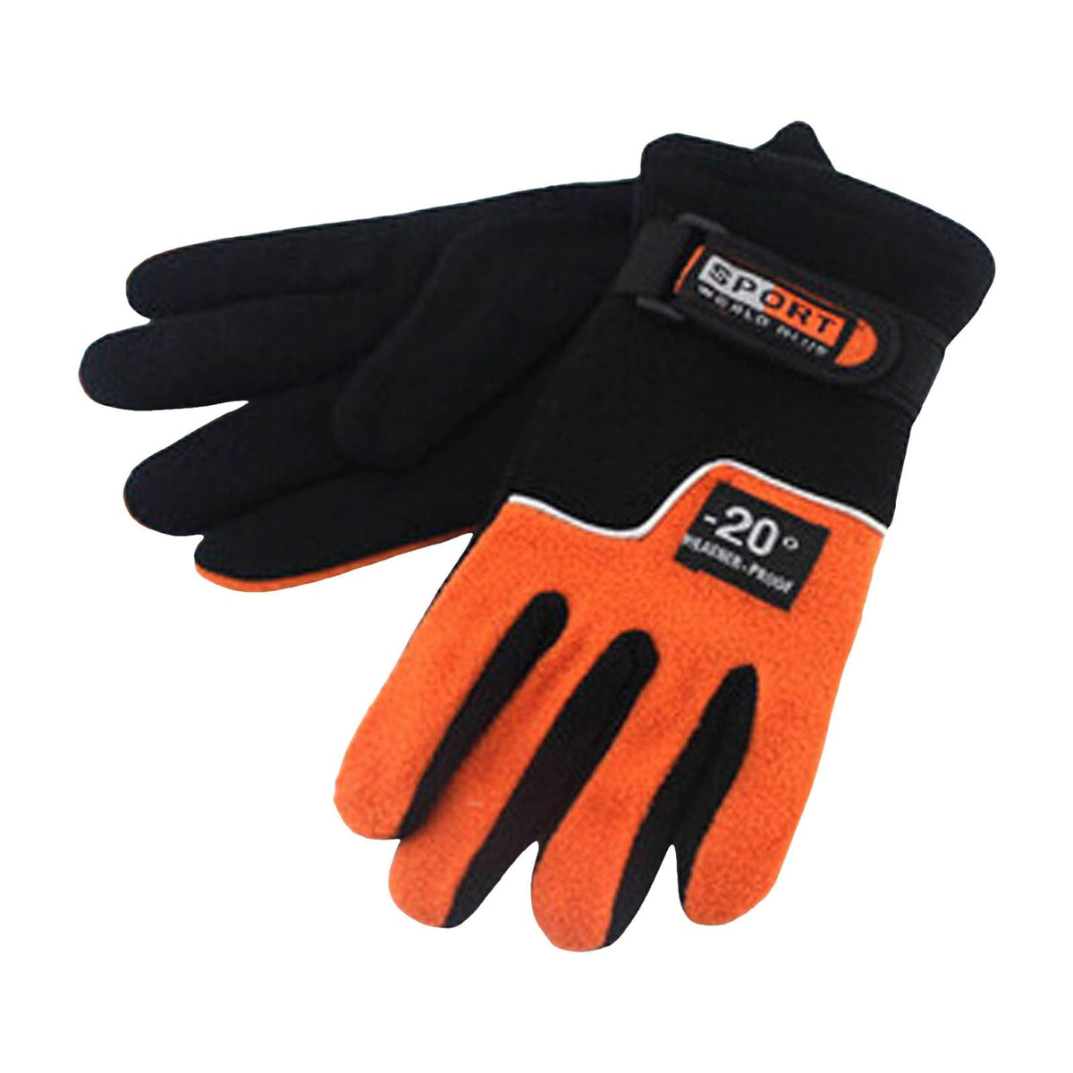 Generic Winter Gloves front view with windproof warmth
