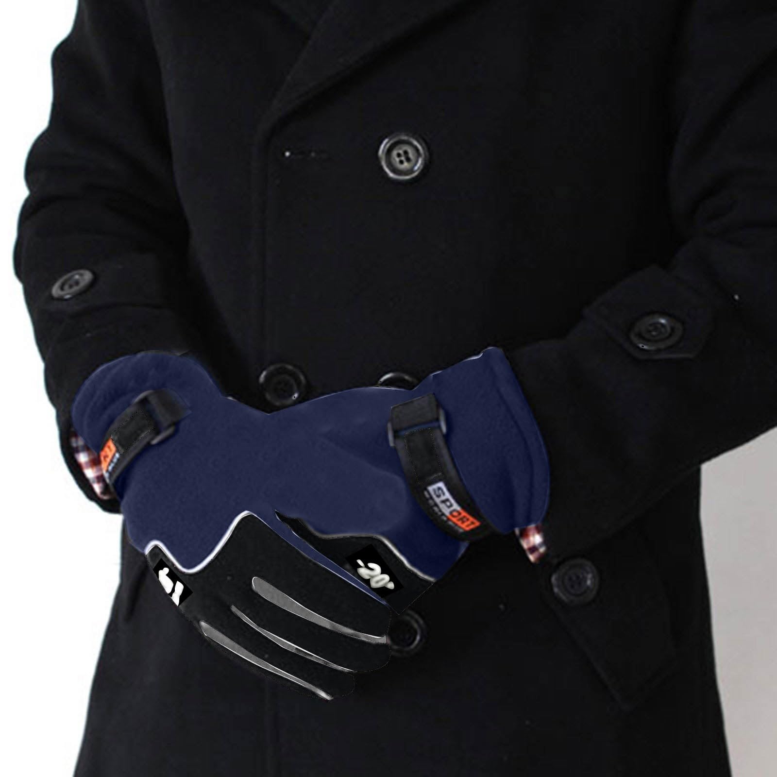 Generic Winter Gloves highlighting non-slip grip for skiing and cycling.