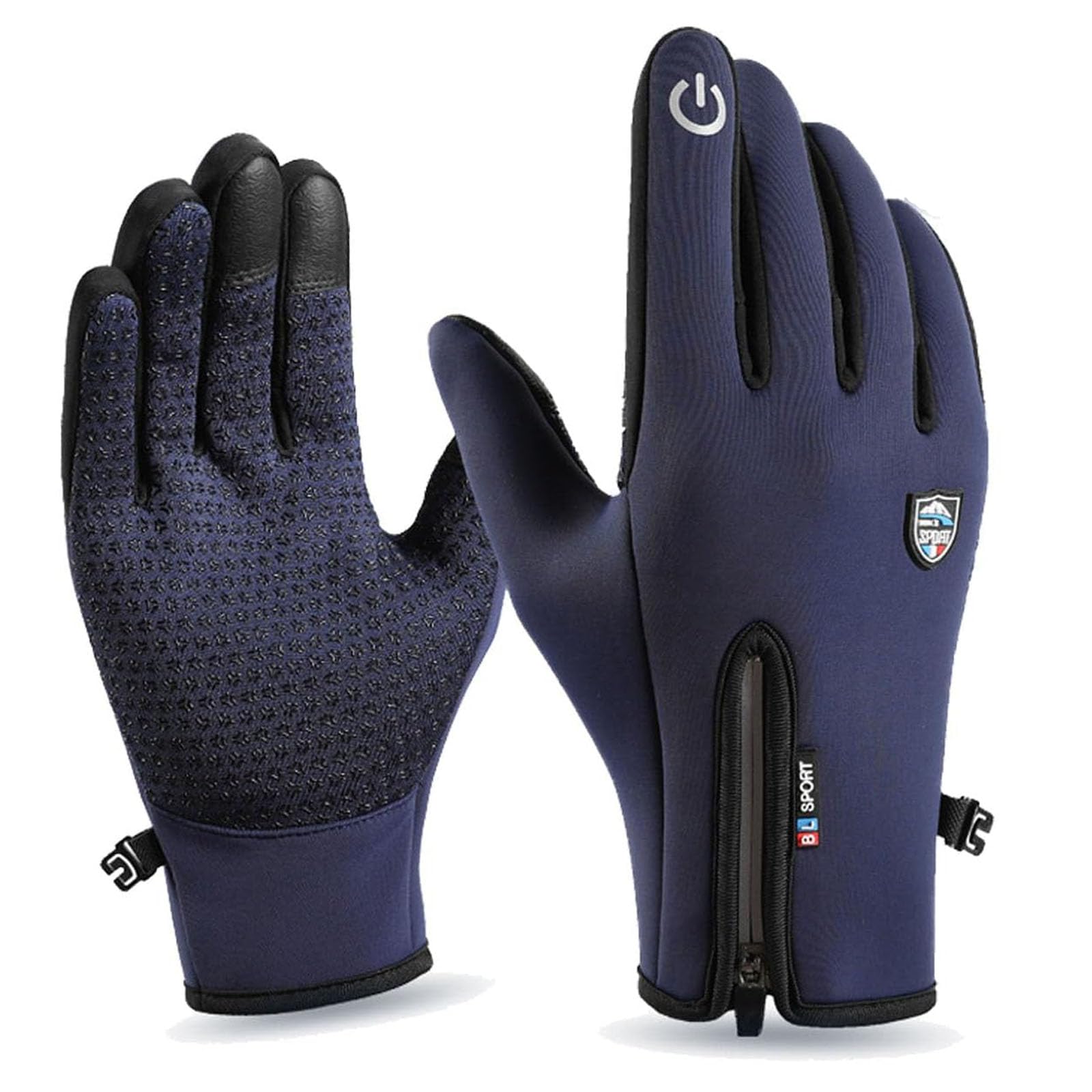 Generic Winter Sport Gloves waterproof exterior protects hands in wet conditions during outdoor activities.