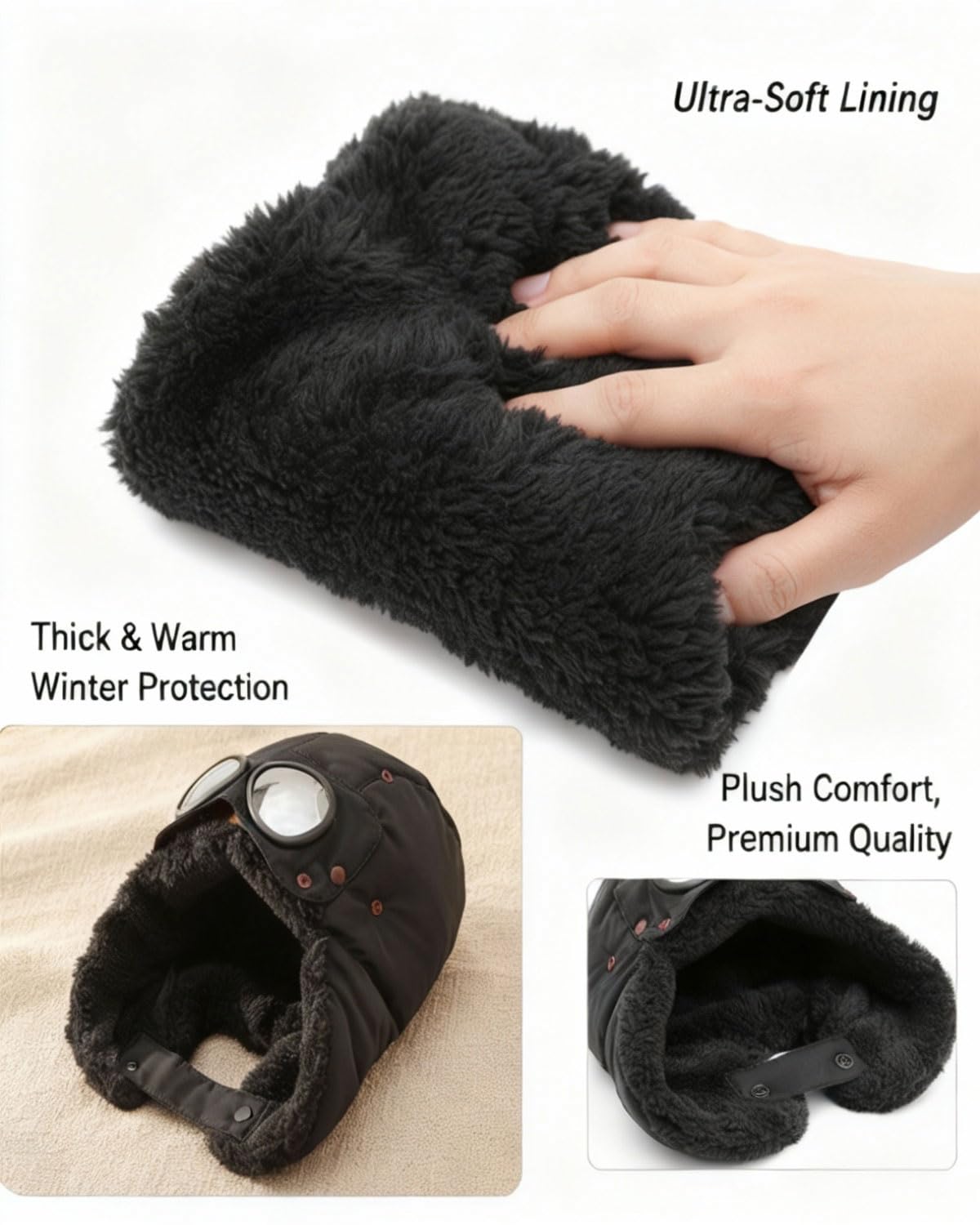 Generic Winter Thermal Hat for Camping and Hiking suits unpredictable winter conditions.