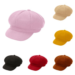 Generic Women Newsboy Cap in navy with breathable mesh for comfort