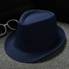 Generic Women's Wide Brim Fedora in black, side view, travel-friendly.