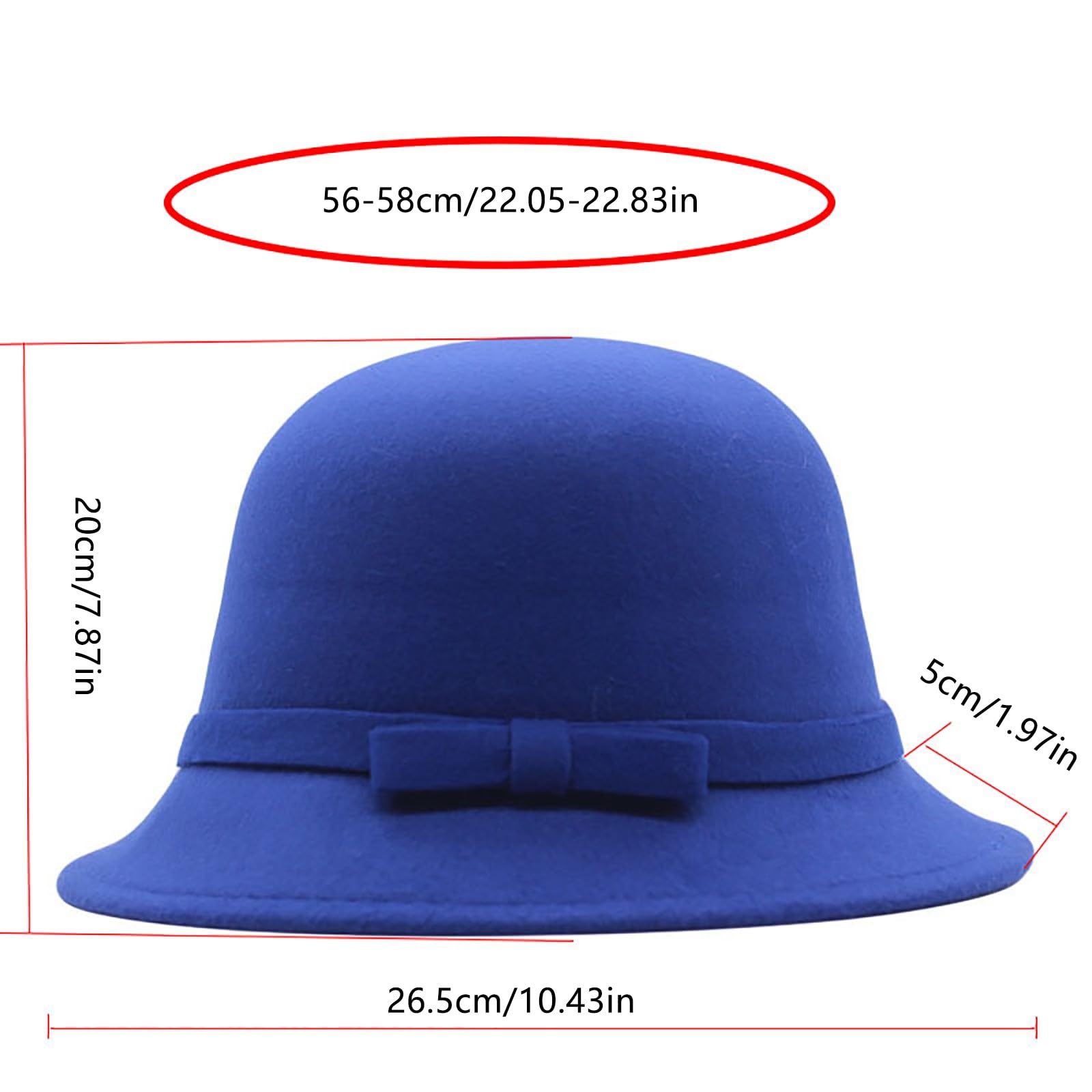 Generic women's black bowler hat for fall and winter outfits.