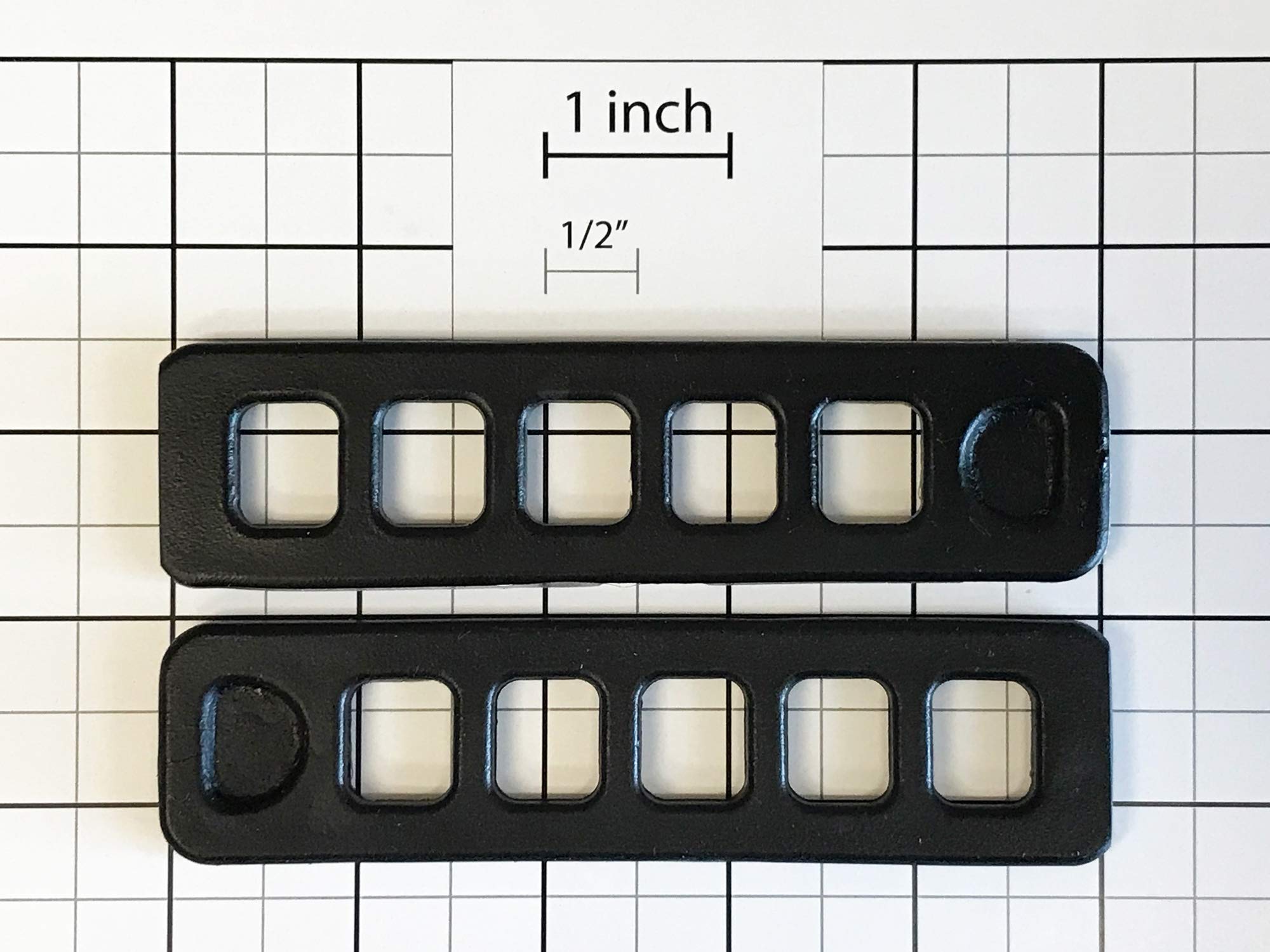 Generic Xpress 970 style bike rack straps, side view, showing durable urethane construction for secure mounting.
