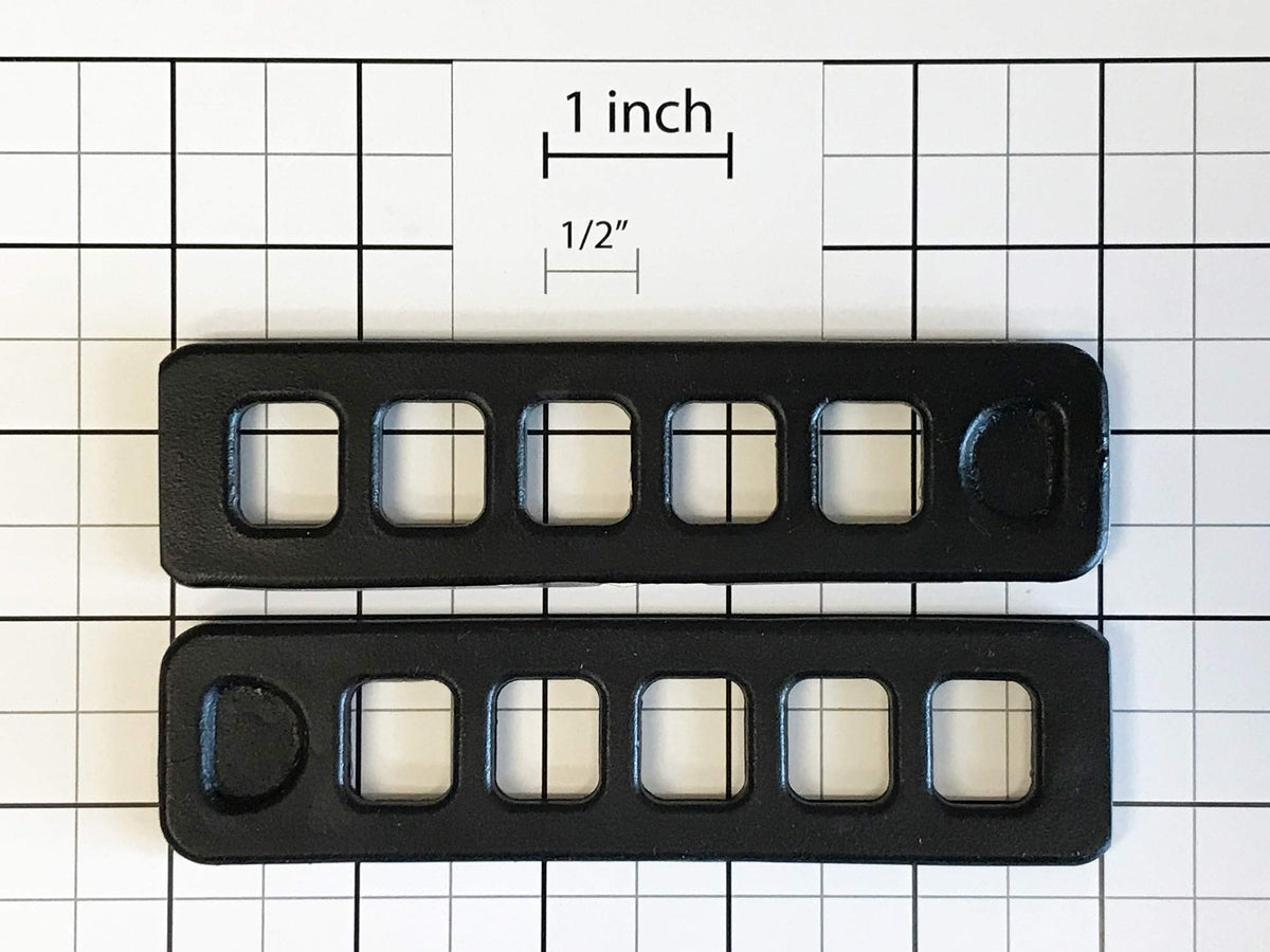 Generic Xpress 970 style bike rack straps, side view, showing durable urethane construction for secure mounting.
