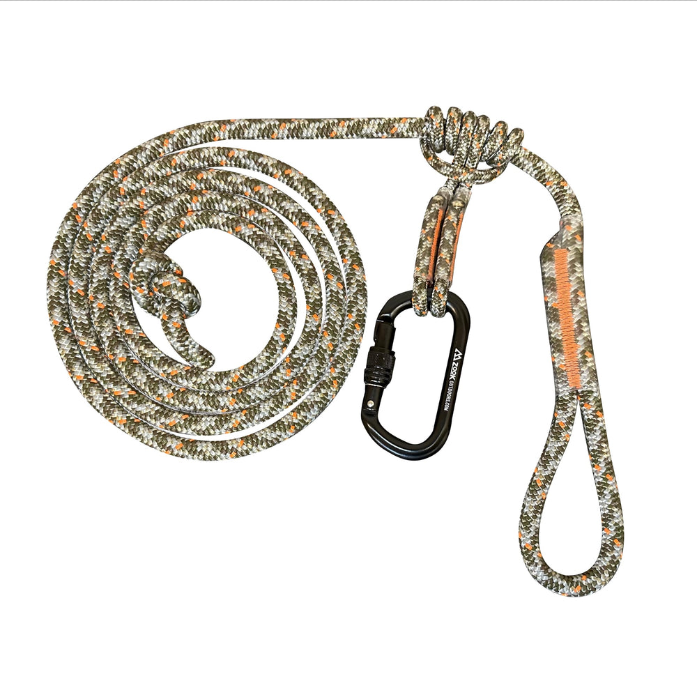 Generic ZOOK Tree Tether 2.0 tree-stand rope in camouflage for safer hunting from a stand