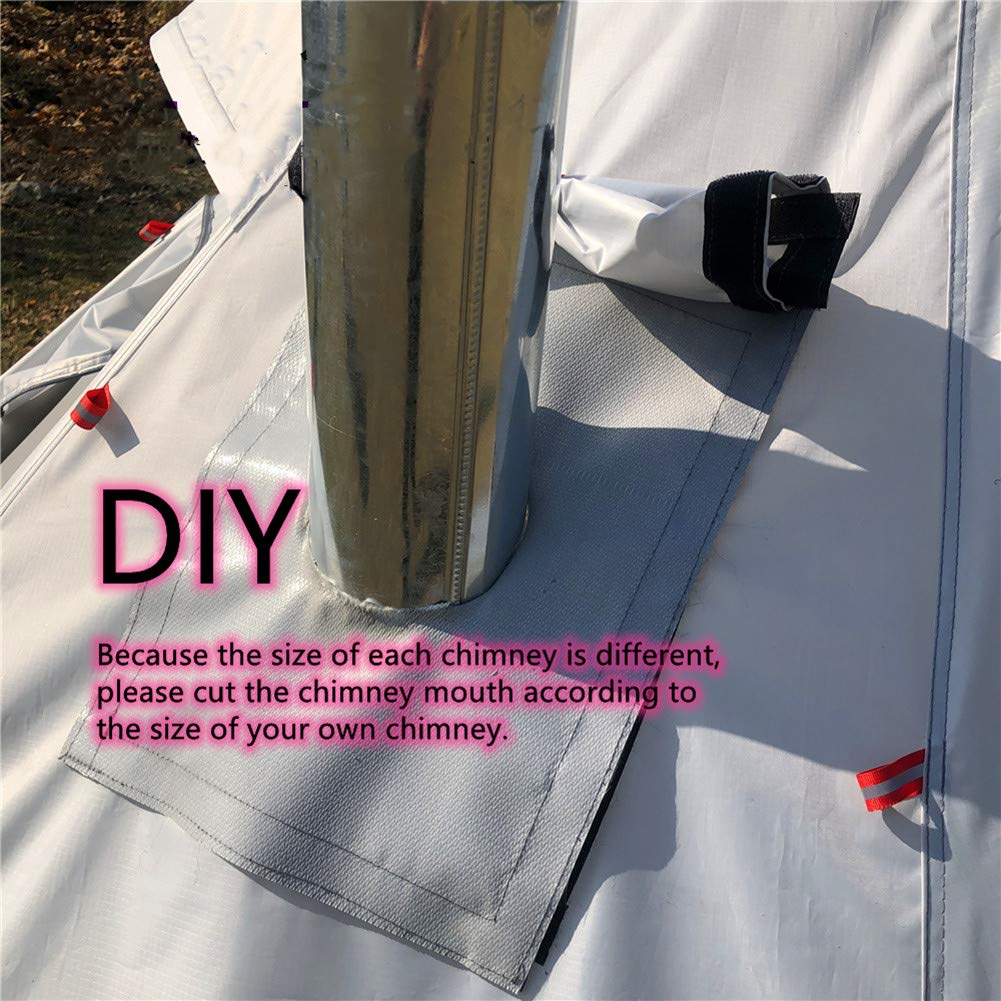 Genma0 fire retardant stove jack close-up demonstrates heat resistance.