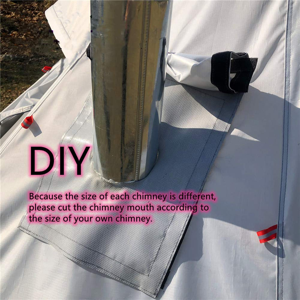 Genma0 fire retardant stove jack close-up demonstrates heat resistance.