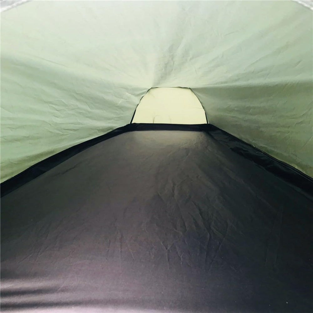 Genma0 orange camping tent in use on a campsite