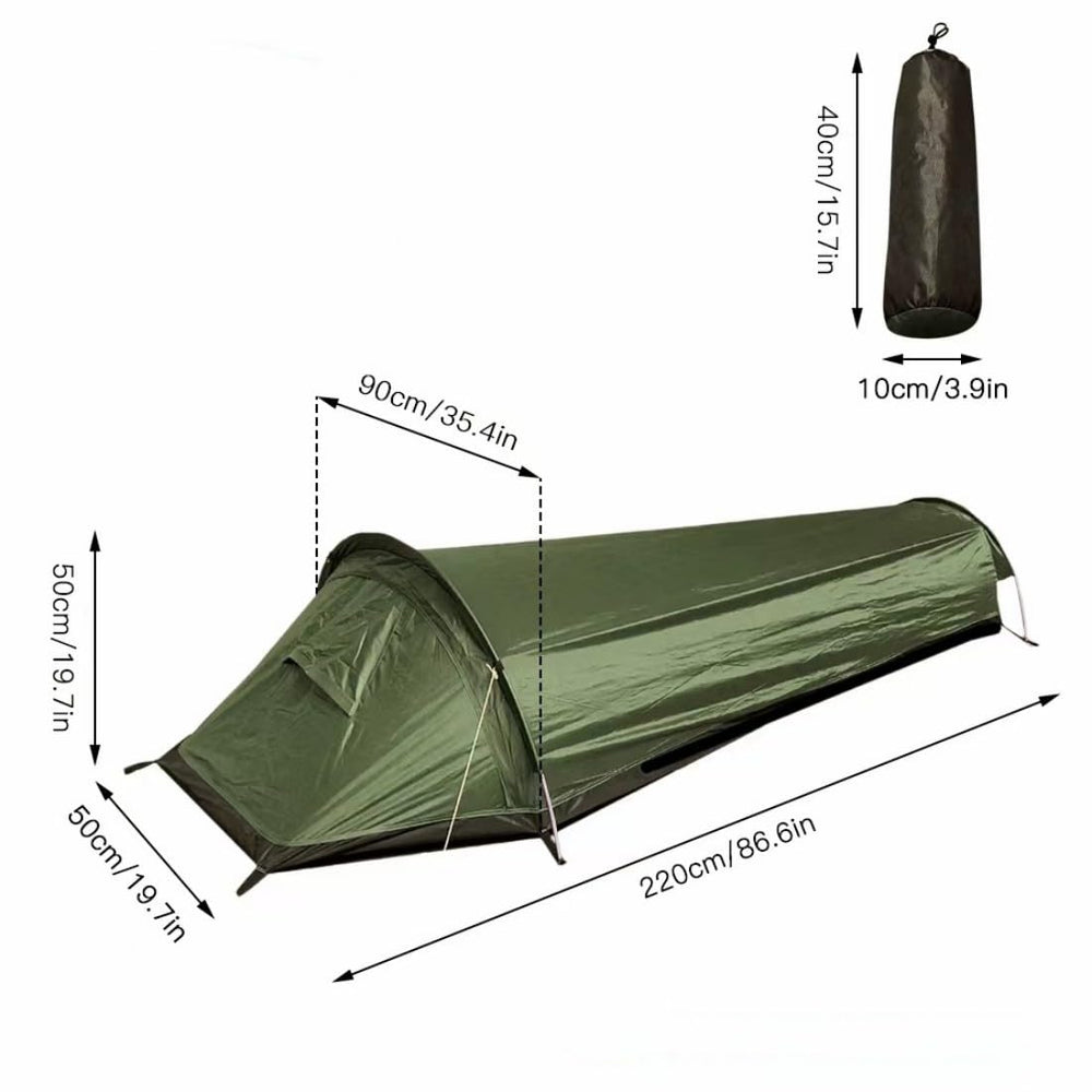 Genma0 ultralight tent folded in compact storage sack