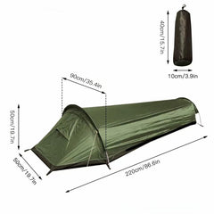Genma0 ultralight tent folded in compact storage sack