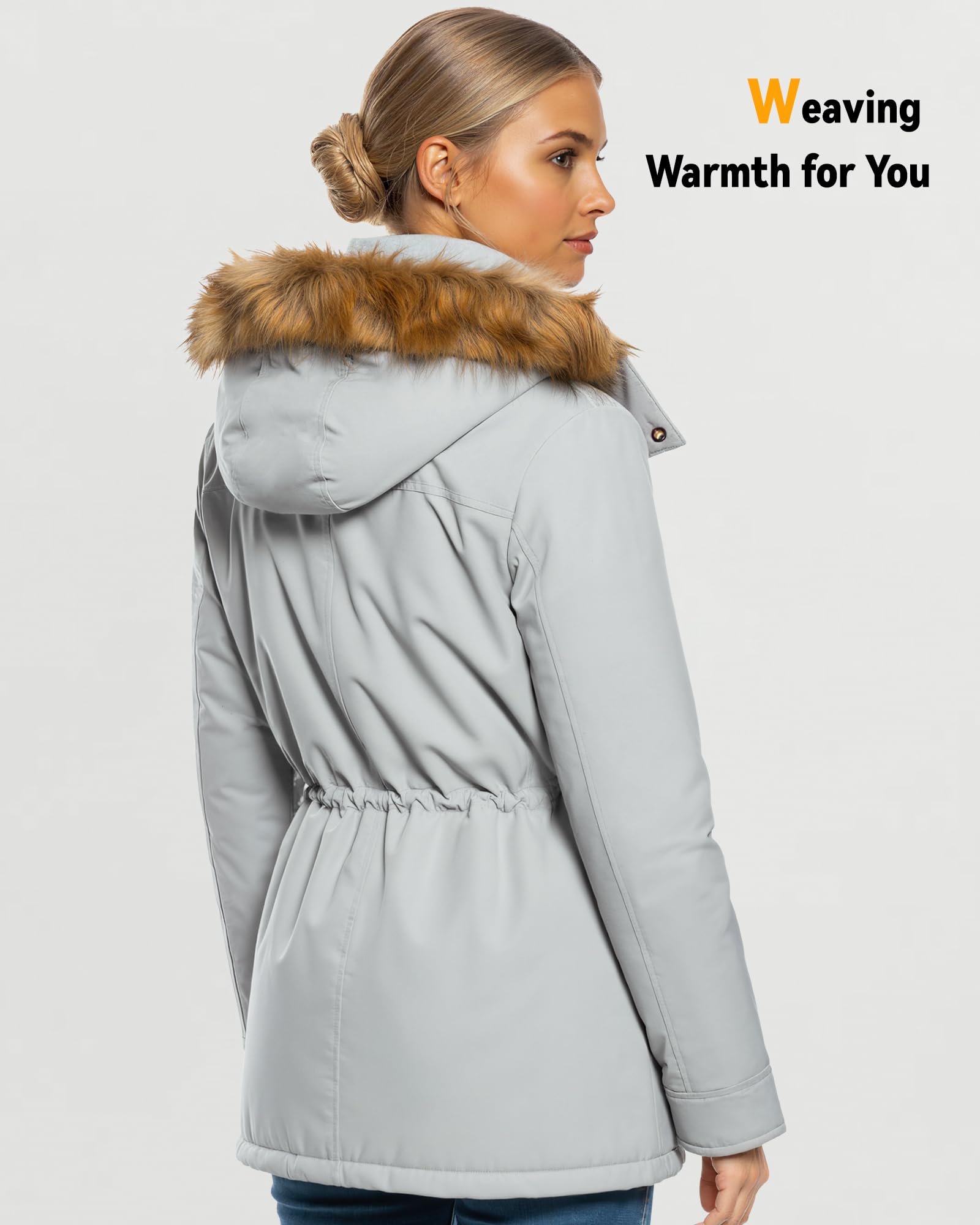 Genovega stylish winter outfit on urban model blending fashion with warmth