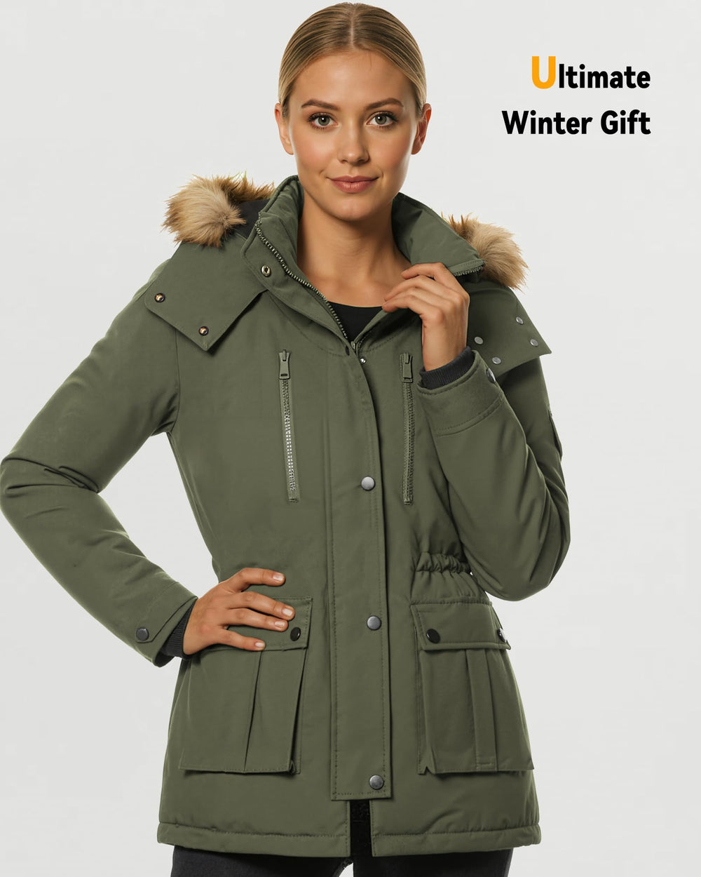 Genovega windproof and waterproof material close-up protecting from elements