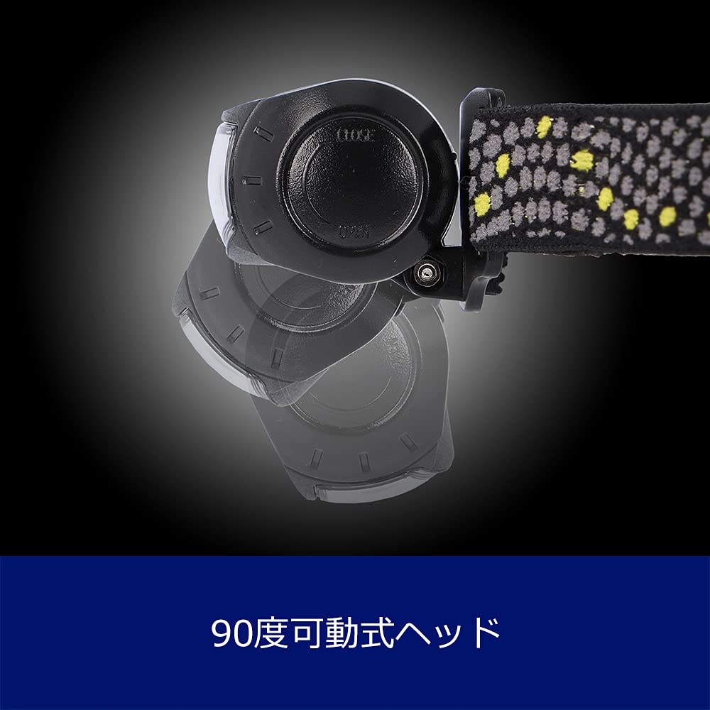 GENTOS LED Headlight headband and battery included for ready use.