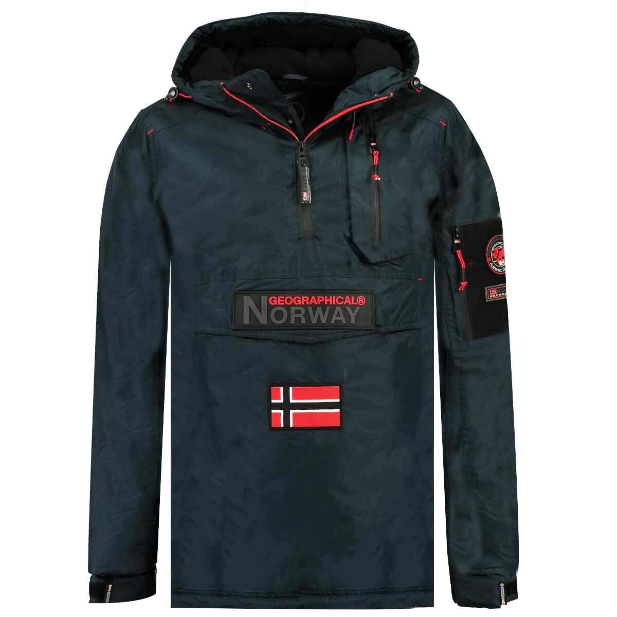 Geographical Norway Barker jacket front view, versatile outerwear for daily warmth