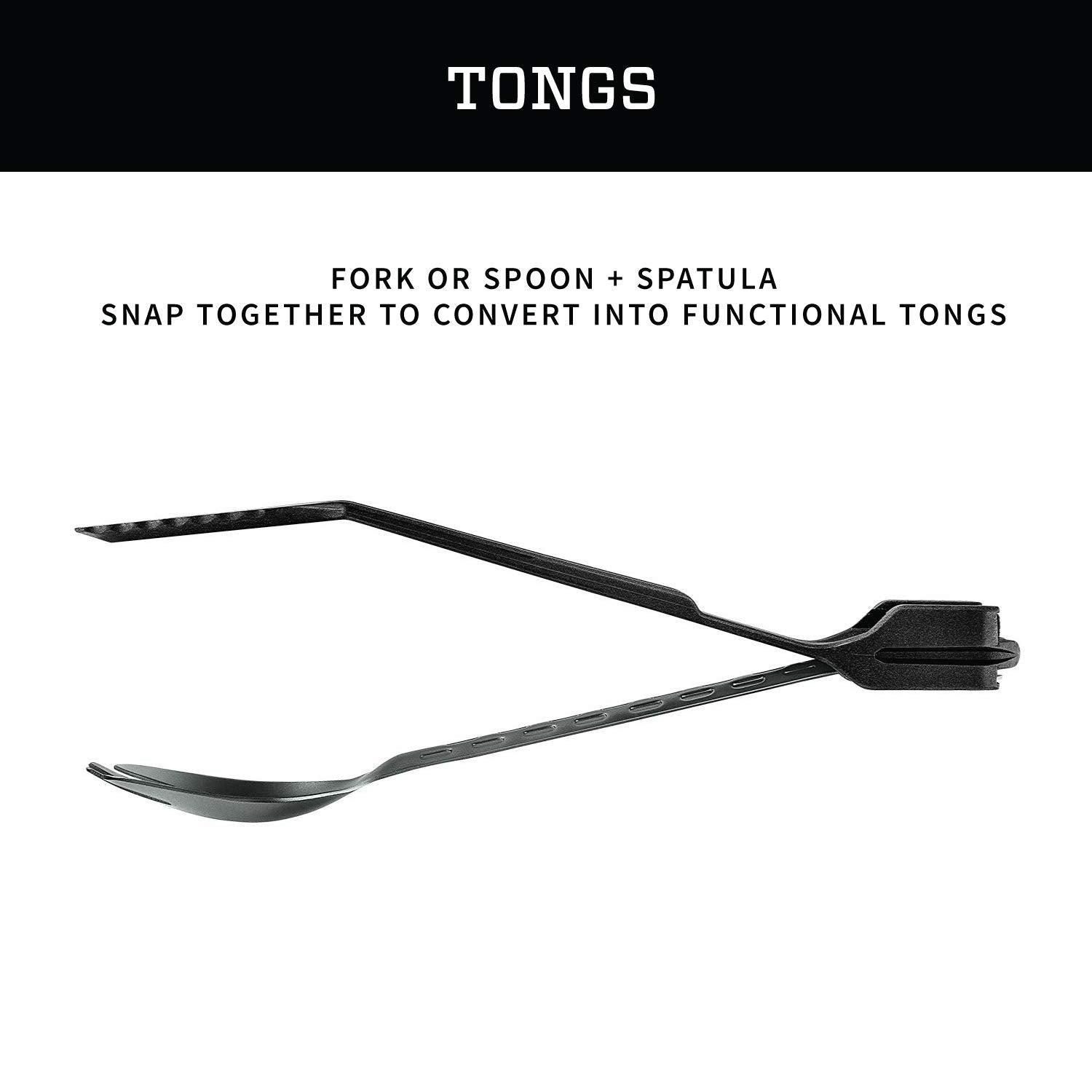 Gerber ComplEAT fork ready for campsite meals with sturdy grip.