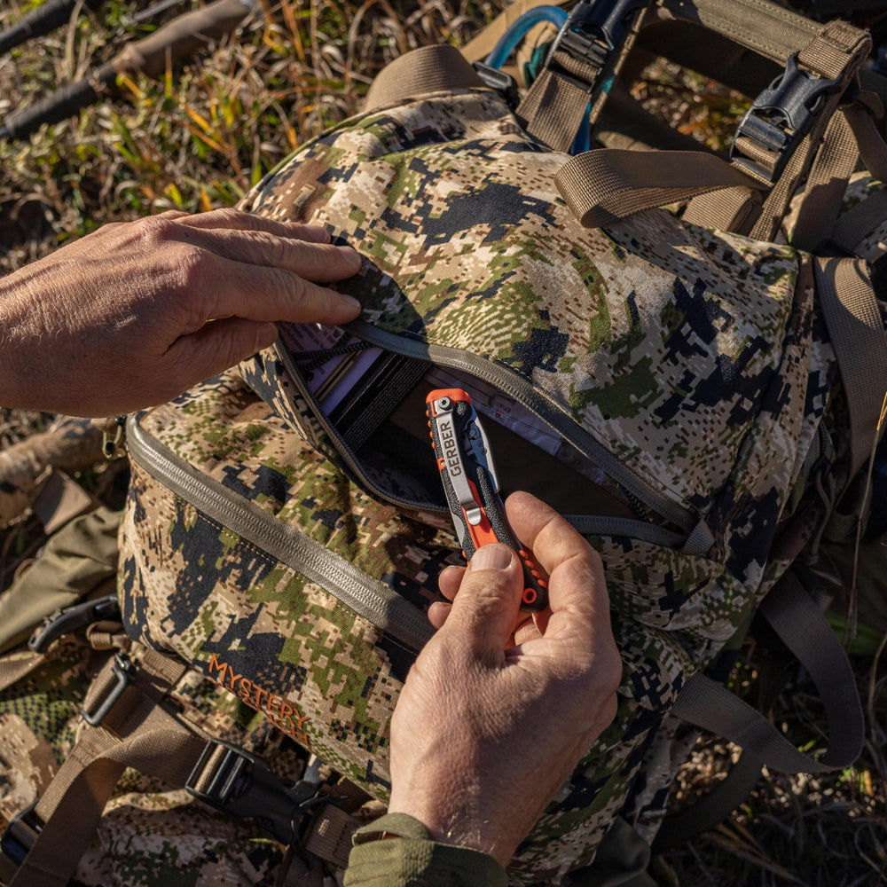Gerber Vital Pocket Knife compact size suits camping and hunting kits.