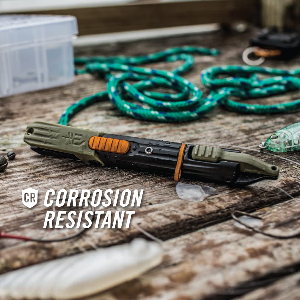 Gerber LineDriver aluminum body delivers lightweight durability on every outing.