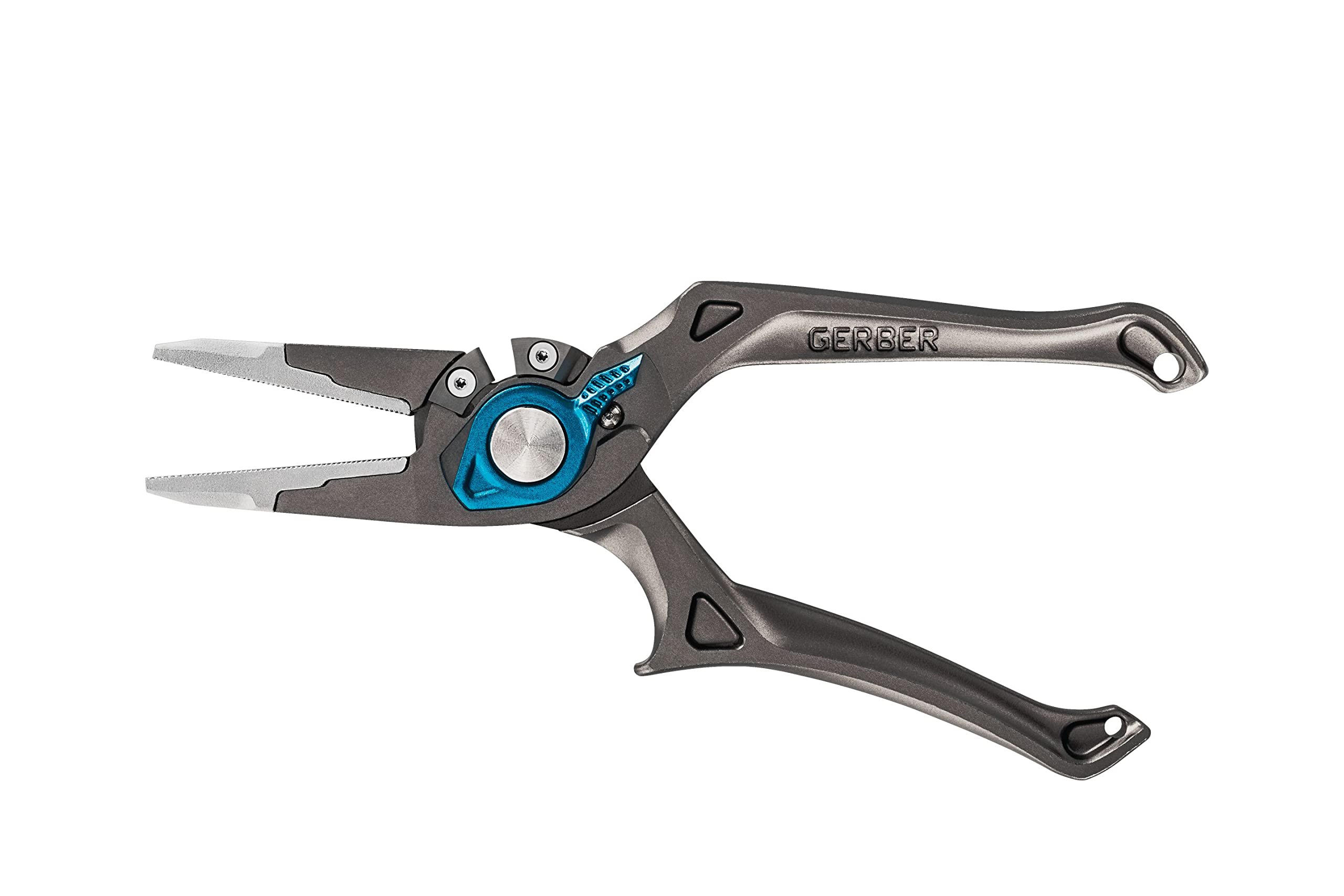 Gerber Magniplier-Salt 7.5-inch fishing pliers on display