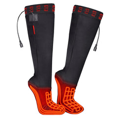 Gerbing 12V heated socks deliver targeted foot heat for long, chilly rides.