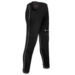 Gerbing 7V Heated Pants knee heating panel delivering targeted warmth during hikes.