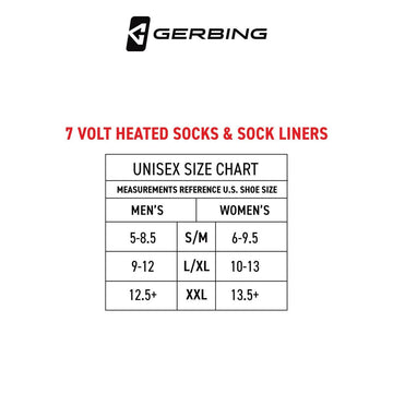 Gerbing long-cut calf design fits into any boot for secure warmth
