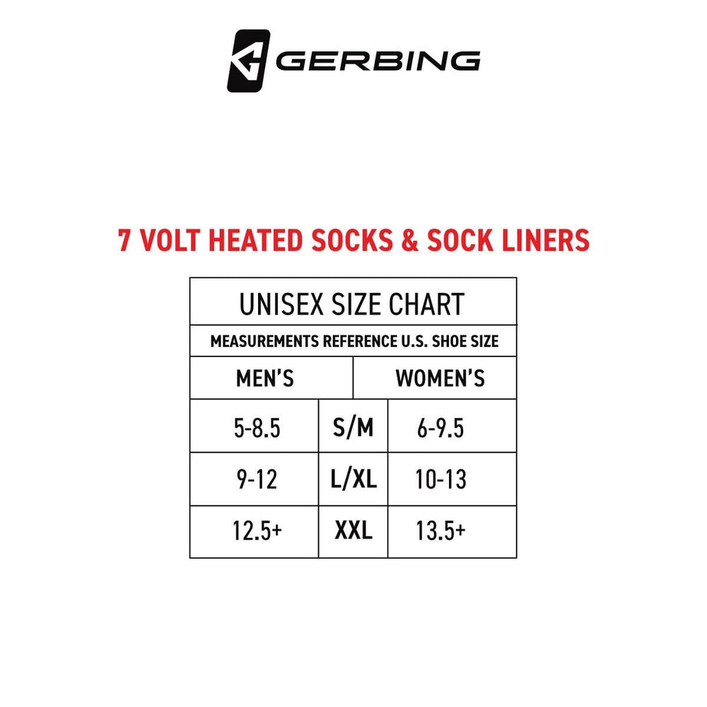 Gerbing long-cut calf design fits into any boot for secure warmth