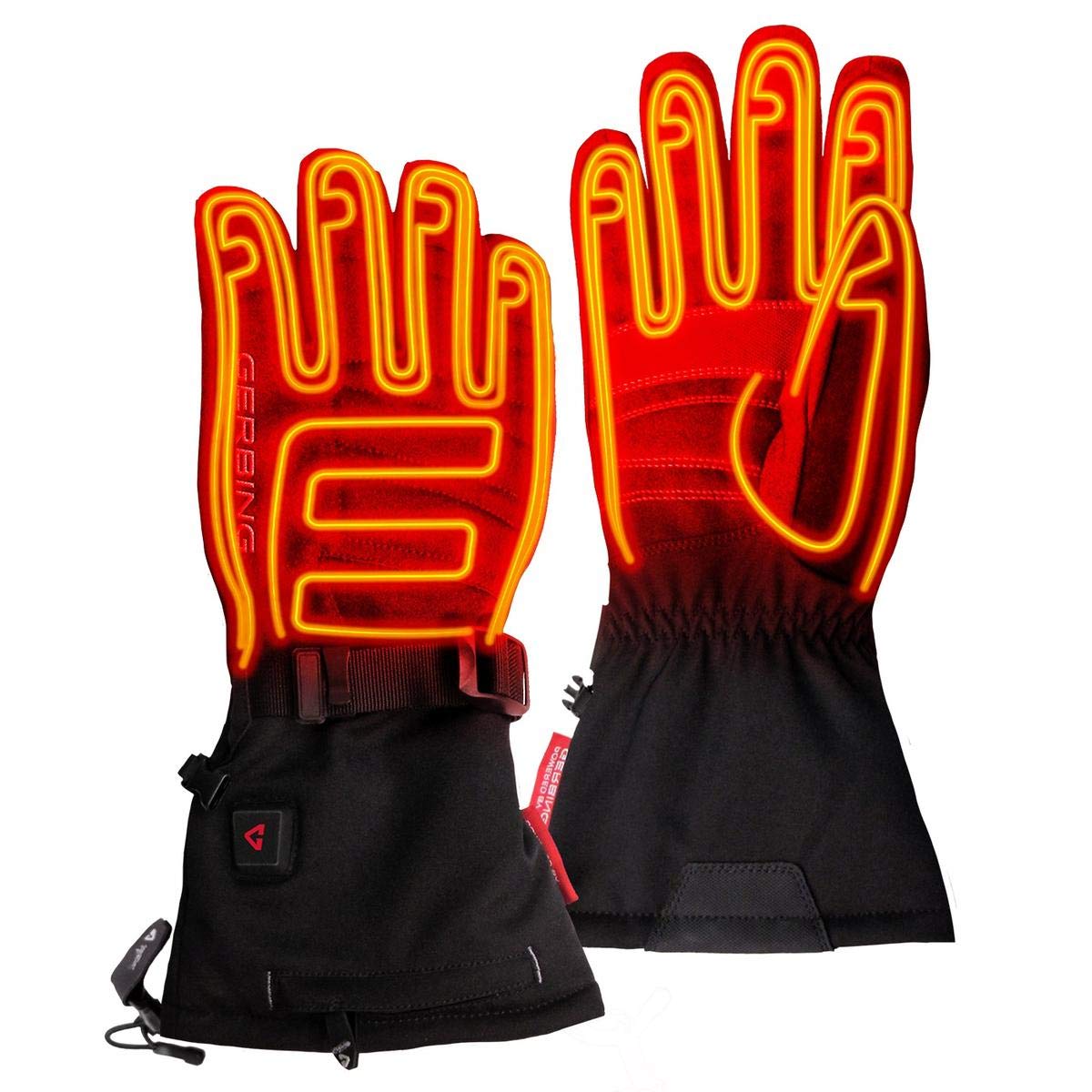 Gerbing S7 2.0 gloves show full-finger heating for on-slope warmth