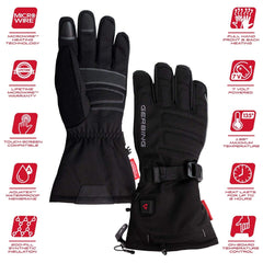 Gerbing S7 2.0 gloves offer palm and back heating for versatile warmth