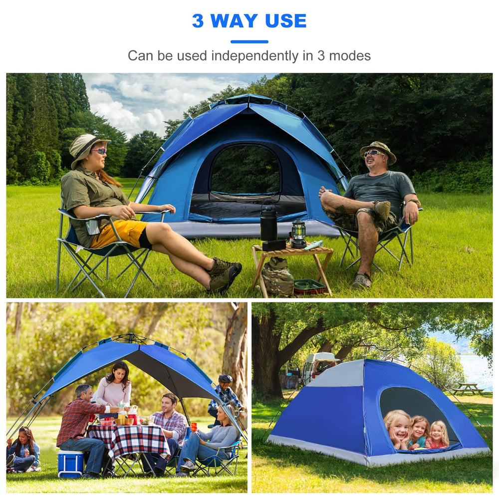 Gerduck 3in1 pop-up tent inner tent sleeping area for cozy camping nights