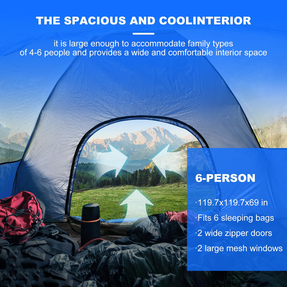Gerduck 3in1 pop-up tent mesh windows improve airflow and bug protection