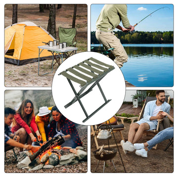 Gernie stool supports up to 60 kg for sturdy outdoor use.
