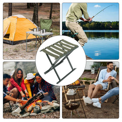Gernie stool supports up to 60 kg for sturdy outdoor use.