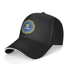 Gertfde FBI Sandwich Hat front view shows vintage denim-inspired style for casual wear.