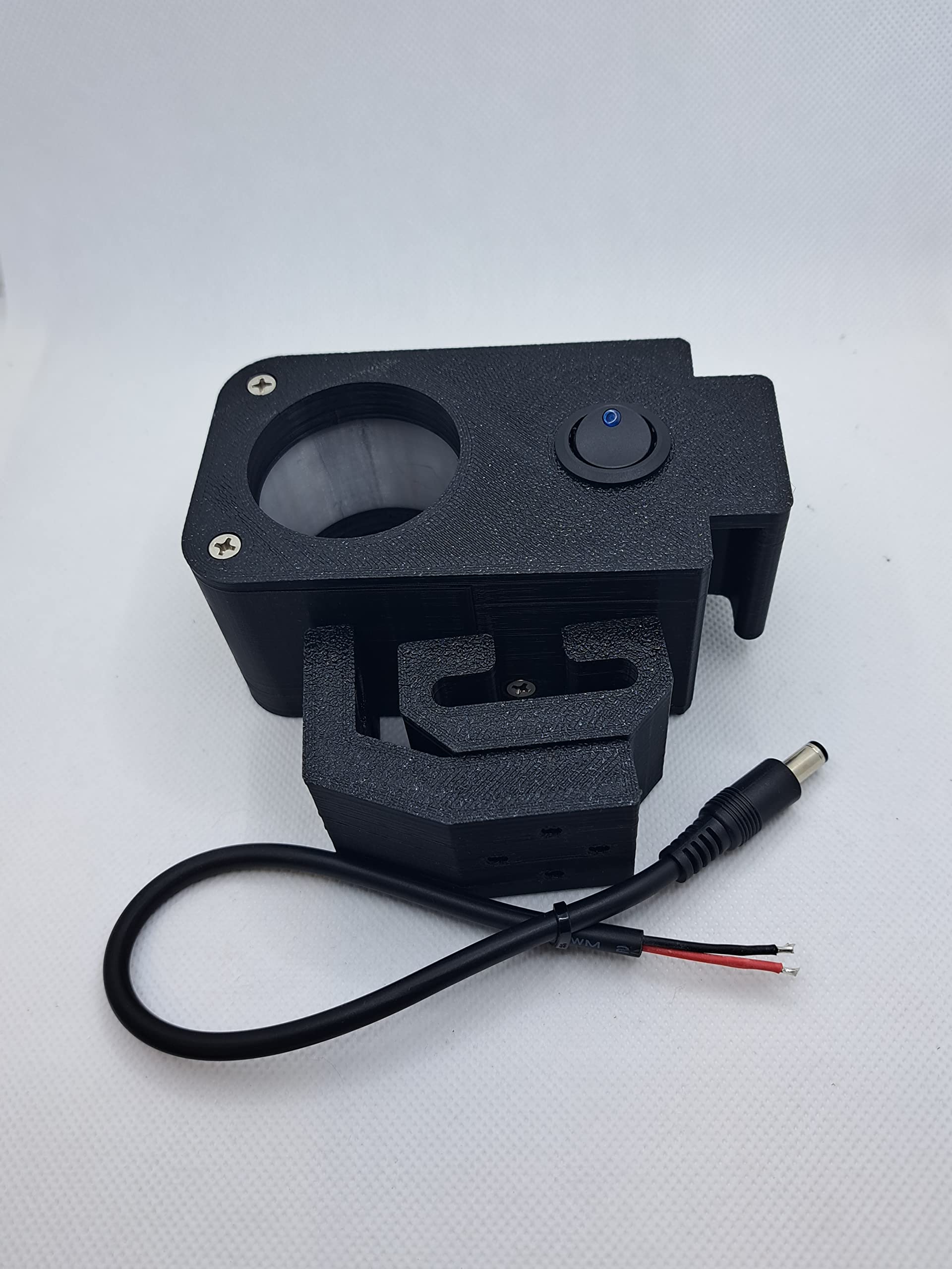 3D printed Get-Lit Glow Cup in PLA+ black