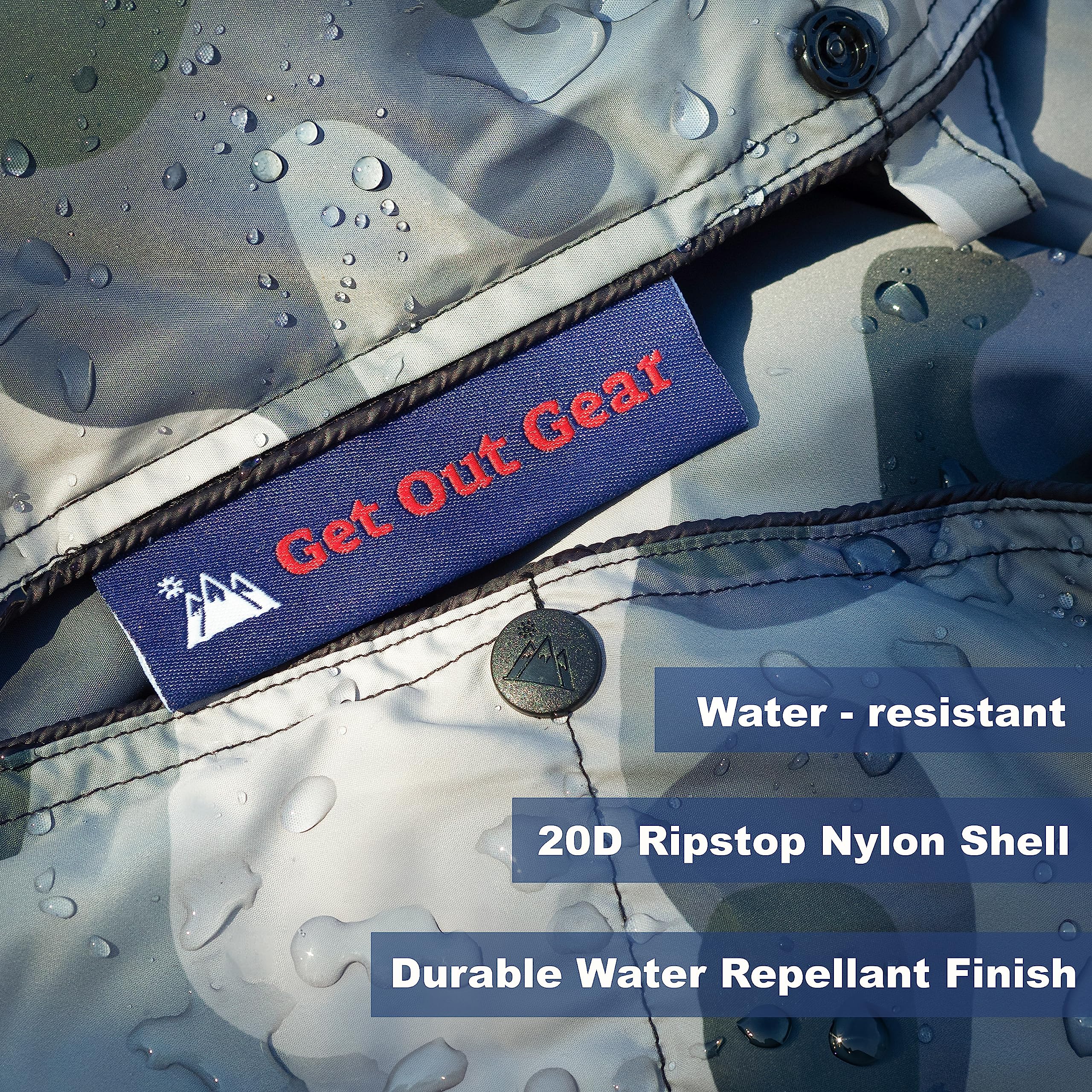 Get Out Gear Down Blanket - Backpacking-ready companion for ground cover and extra warmth.